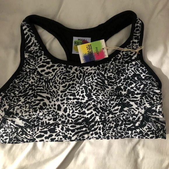 POOF PERFORMANCE NWT cheetah sports bra S - Picture 4 of 9